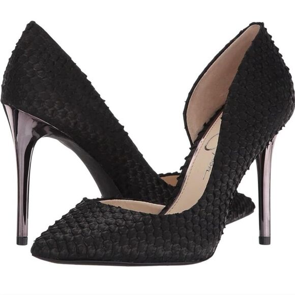 JESSICA SIMPSON WOMEN'S POINTED-TOES  SIDE CUT OUT DRESS HEEL PUMPS - Picture 14 of 14